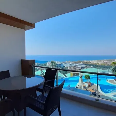 Lovely Apartment With Jacuzzi And Fantastic Sea View Near Beach In Antalya Daire Toslak