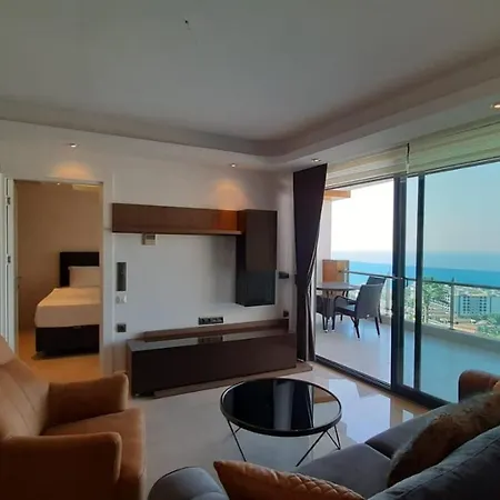 Lovely Apartment With Jacuzzi And Fantastic Sea View Near Beach In Antalya * Toslak