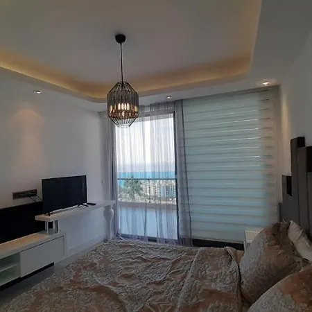 Daire Lovely Apartment With Jacuzzi And Fantastic Sea View Near Beach In Antalya *